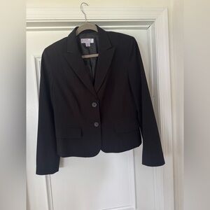 Cynthia Rowley Black Women's Cropped Tailored Blazer